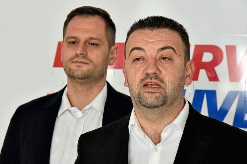 Konferencija za medije Hrvatskih suverenista 