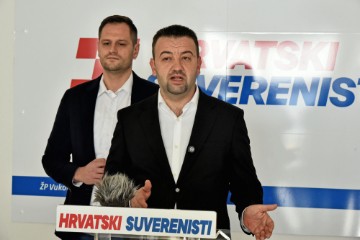 Konferencija za medije Hrvatskih suverenista 