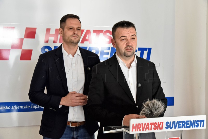 Konferencija za medije Hrvatskih suverenista 