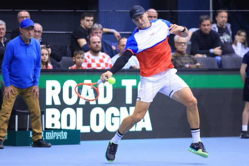 Davis Cup, Hrvatska - Slovačka, meč Dino Prižmić - Jozef Kovalik