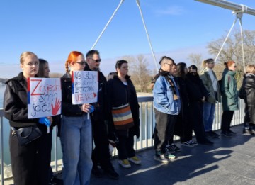 Osijek: Skup podrške i solidarnosti sa studentima u Srbiji