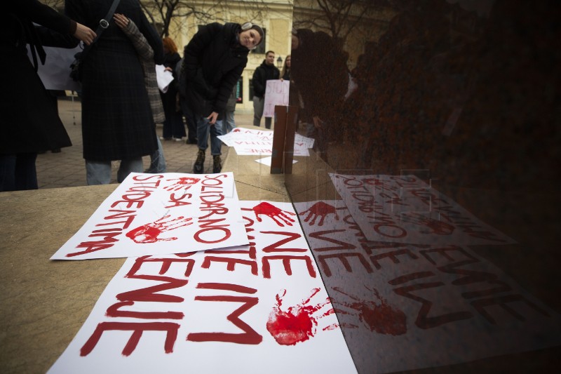 Zagreb: Skup solidarnosti sa studentima u Srbiji