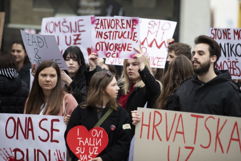 Zagreb: Skup solidarnosti sa studentima u Srbiji