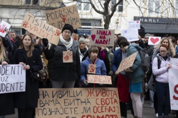 Zagreb: Skup solidarnosti sa studentima u Srbiji