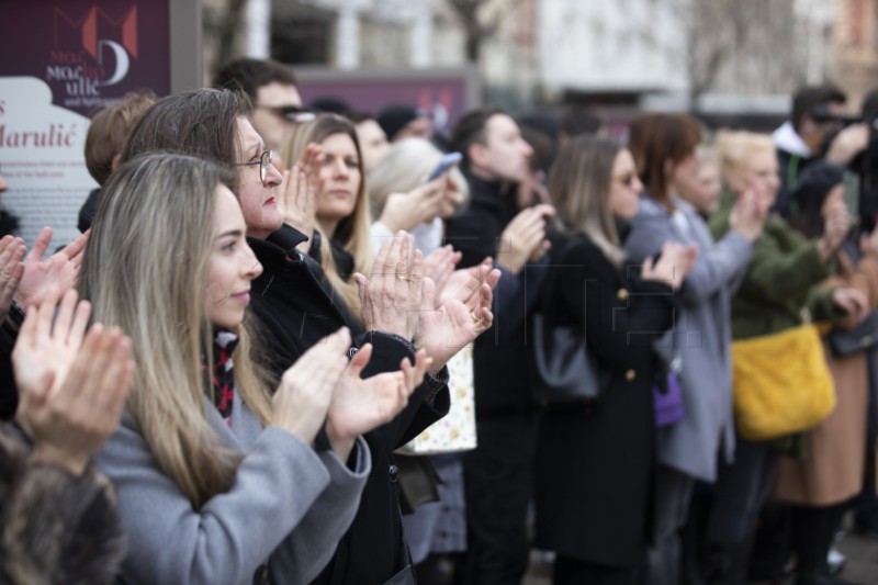 Zagreb: Skup solidarnosti sa studentima u Srbiji