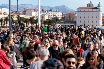 Split: Skup solidarnosti sa studentima u Srbiji