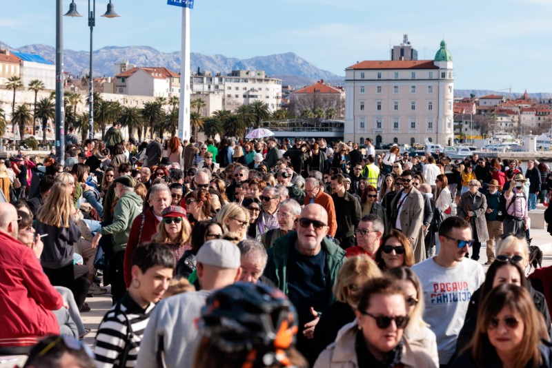 Split: Skup solidarnosti sa studentima u Srbiji