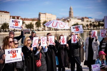 Split: Skup solidarnosti sa studentima u Srbiji