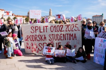 Split: Skup solidarnosti sa studentima u Srbiji