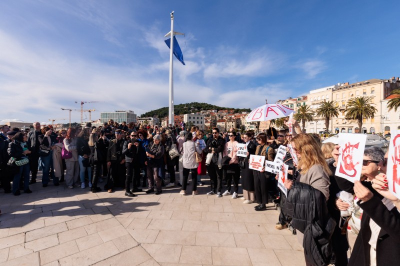 Split: Skup solidarnosti sa studentima u Srbiji