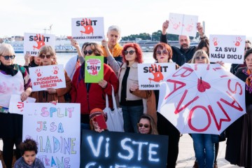 Split: Skup solidarnosti sa studentima u Srbiji