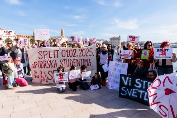 Split: Skup solidarnosti sa studentima u Srbiji