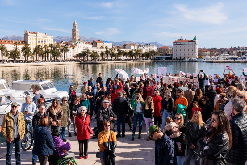 Split: Skup solidarnosti sa studentima u Srbiji