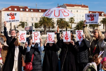 Split: Skup solidarnosti sa studentima u Srbiji