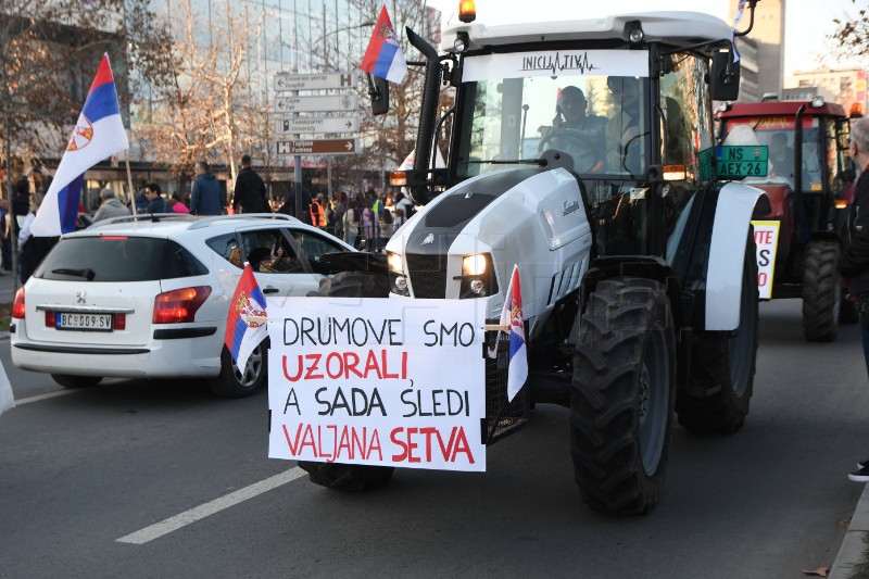 Prosvjedi u Srbiji: Počele blokade tri mosta u Novom Sadu