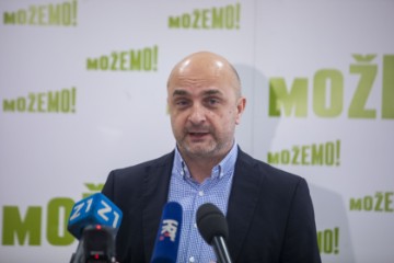 Konferencija za medije stranke Možemo!