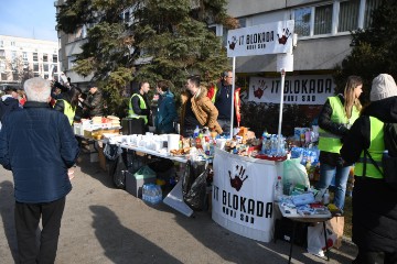 Nastavlja se blokada Mosta slobode u Novom Sadu