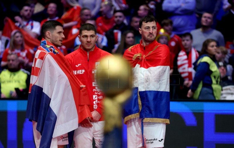 Ceremonija dodjele medalja Svjetskog rukometnog prvenstva, Hrvatska - Danska