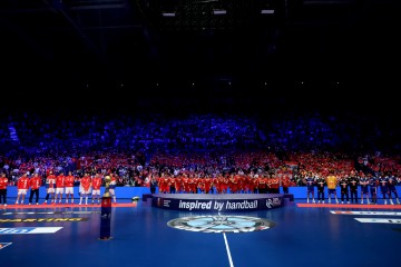 Ceremonija dodjele medalja Svjetskog rukometnog prvenstva, Hrvatska - Danska