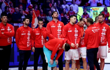 Ceremonija dodjele medalja Svjetskog rukometnog prvenstva, Hrvatska - Danska