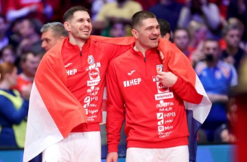 Ceremonija dodjele medalja Svjetskog rukometnog prvenstva, Hrvatska - Danska