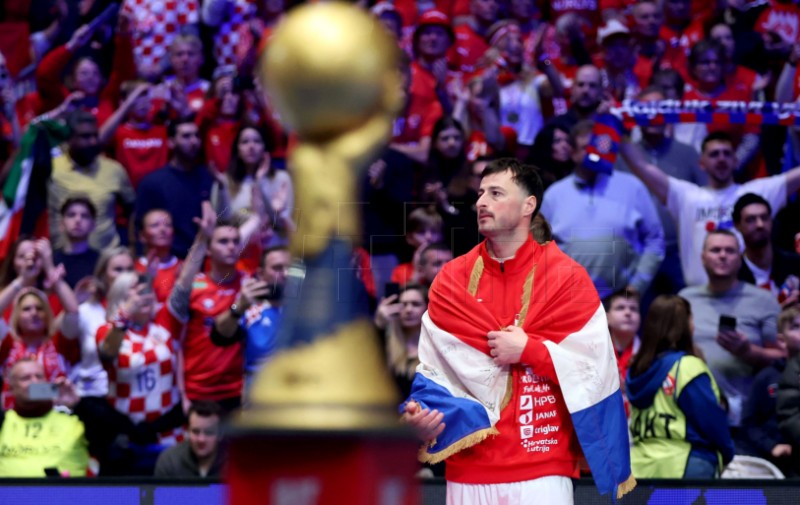 Ceremonija dodjele medalja Svjetskog rukometnog prvenstva, Hrvatska - Danska