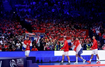 Ceremonija dodjele medalja Svjetskog rukometnog prvenstva, Hrvatska - Danska