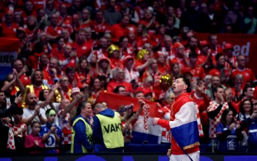 Ceremonija dodjele medalja Svjetskog rukometnog prvenstva, Hrvatska - Danska