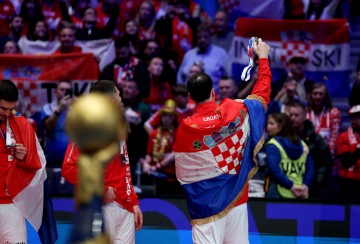 Ceremonija dodjele medalja Svjetskog rukometnog prvenstva, Hrvatska - Danska