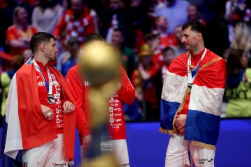 Ceremonija dodjele medalja Svjetskog rukometnog prvenstva, Hrvatska - Danska