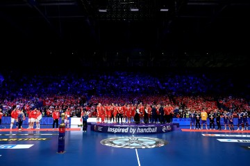 Ceremonija dodjele medalja Svjetskog rukometnog prvenstva, Hrvatska - Danska