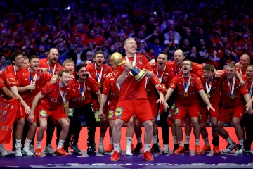 Ceremonija dodjele medalja Svjetskog rukometnog prvenstva, Hrvatska - Danska