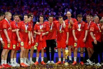 Ceremonija dodjele medalja Svjetskog rukometnog prvenstva, Hrvatska - Danska