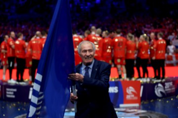 Ceremonija dodjele medalja Svjetskog rukometnog prvenstva, Hrvatska - Danska