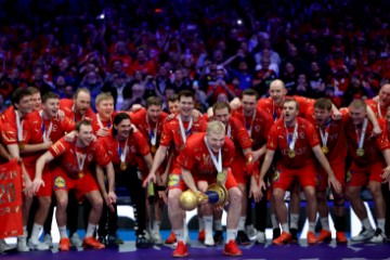 Ceremonija dodjele medalja Svjetskog rukometnog prvenstva, Hrvatska - Danska