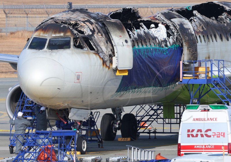 SOUTH KOREA AIR BUSAN PLANE FIRE 