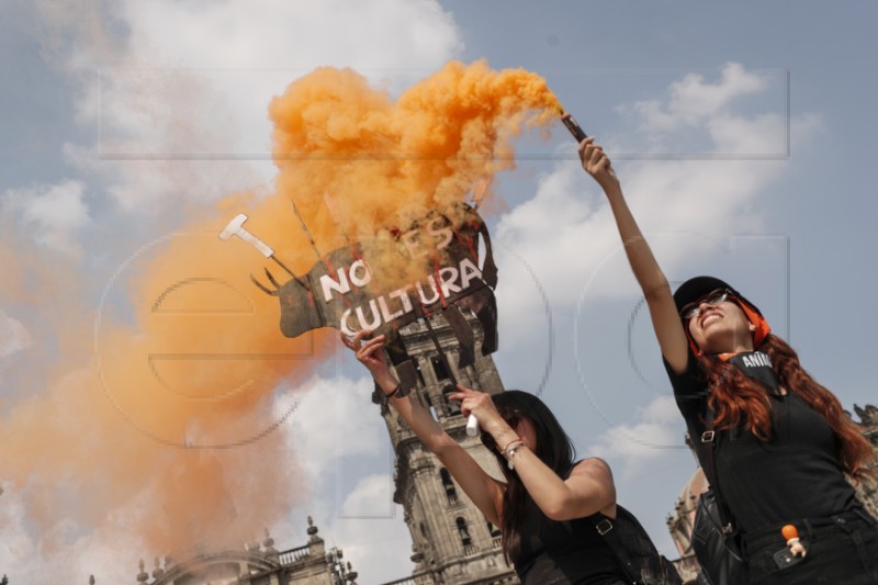 MEXICO BULLFIGHTING PROTEST