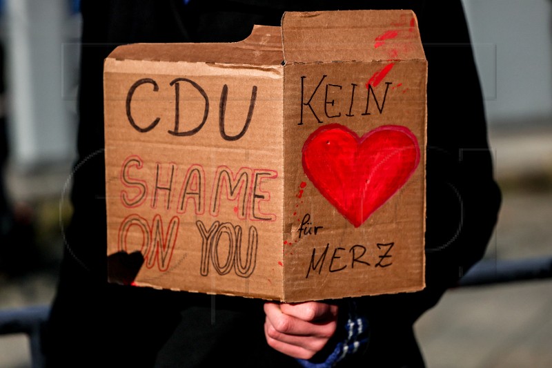 GERMANY PARTIES CDU PROTEST