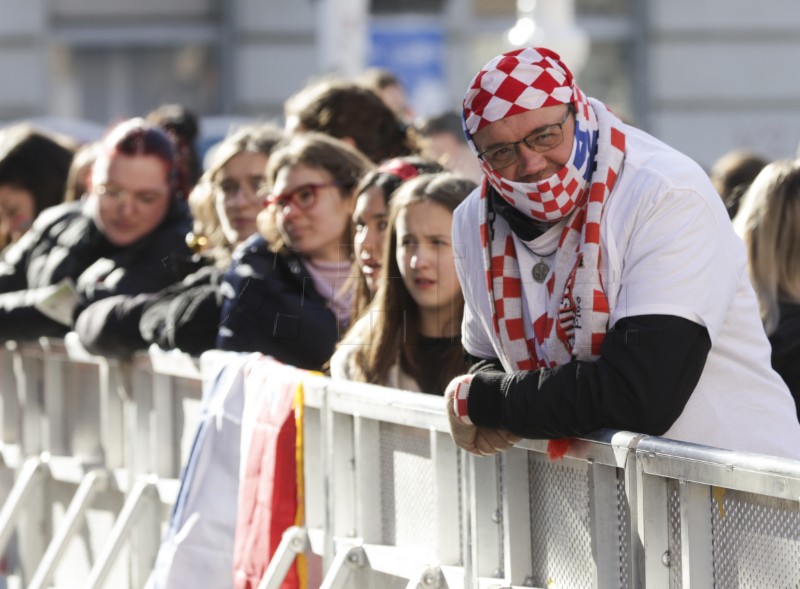 Trg bana Jelačića uoči dolaska rukometne reprezentacije