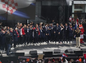 Doček srebrnih rukometaša na Trgu bana Jelačića