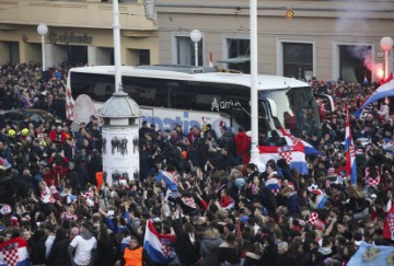 Doček srebrnih rukometaša na Trgu bana Jelačića