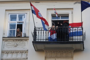 Doček srebrnih rukometaša na Trgu bana Jelačića