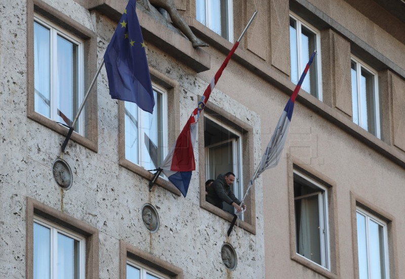 Doček srebrnih rukometaša na Trgu bana Jelačića