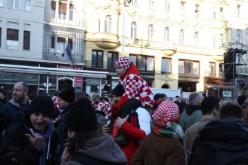 Doček srebrnih rukometaša na Trgu bana Jelačića