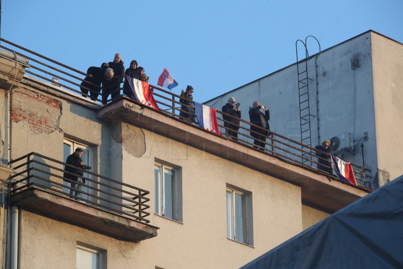 Doček srebrnih rukometaša na Trgu bana Jelačića