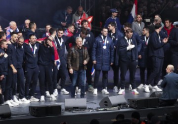 Doček srebrnih rukometaša na Trgu bana Jelačića