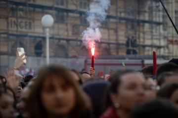 Doček hrvatske rukometne reprezentacije na Trgu bana Jelačića