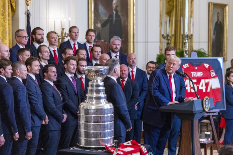 USA WHITE HOUSE TRUMP NHL