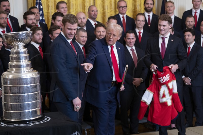 USA WHITE HOUSE TRUMP NHL