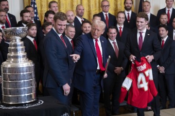 USA WHITE HOUSE TRUMP NHL